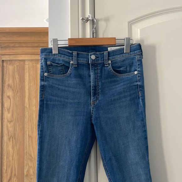 🎀 Rag & bone high rise skinny with holes 30 - Picture 8 of 12